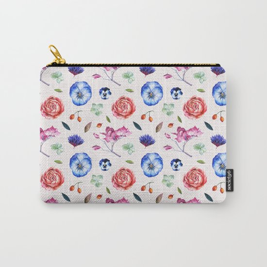 Spring flower patterns Carry-All Pouch