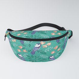 Blue Jay Teal Fanny Pack