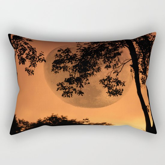 Orange Evening - JUSTART © Rectangular Pillow