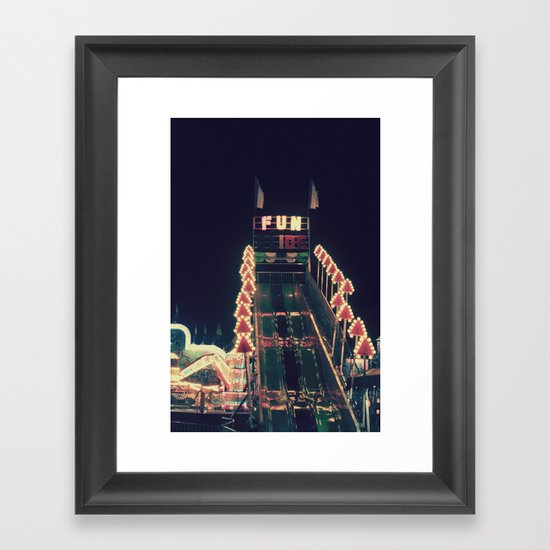 Fun Slide Framed Art Print