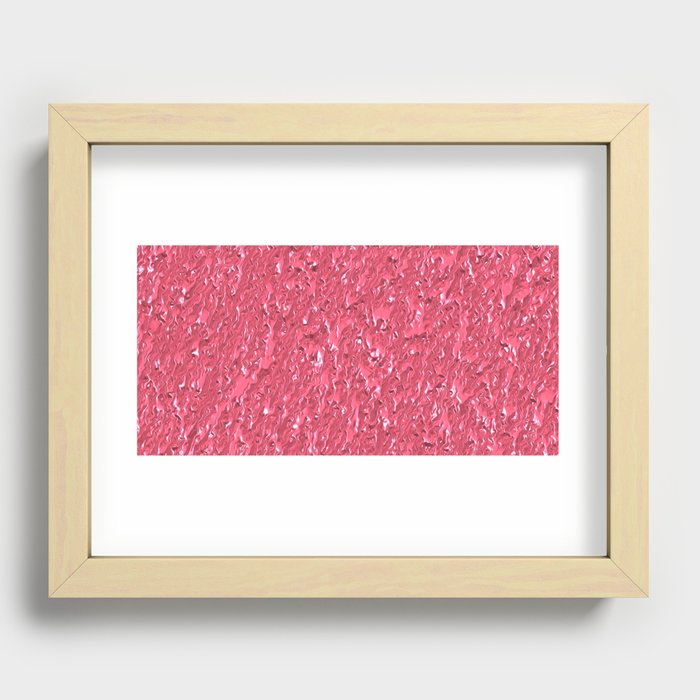 Luxury rose pink Recessed Framed Print