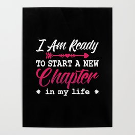 Mental Health I Am Ready To Start Chapter Anxiety Poster