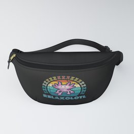 Relaxalotl Axolotl Relax A Lot Fanny Pack