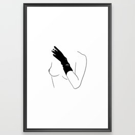 The Glove Framed Art Print