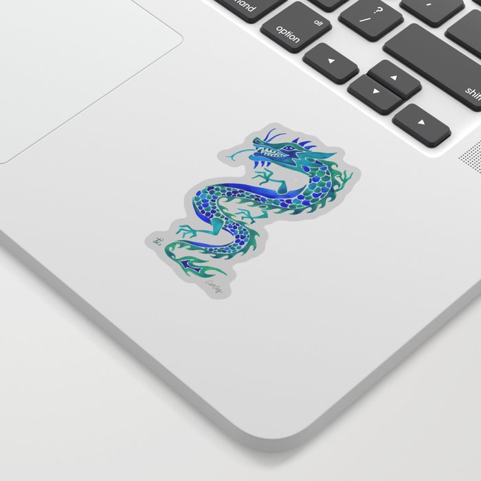 Chinese Dragon – Blue Palette Sticker