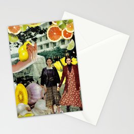 Citrus Collage Stationery Card
