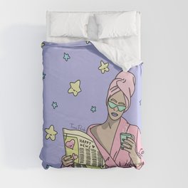 Happy News Duvet Cover