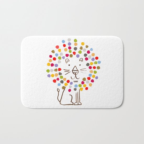 Dandy Lion Bath Mat