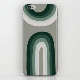 Green Rainbows - Minimal design iPhone Skin