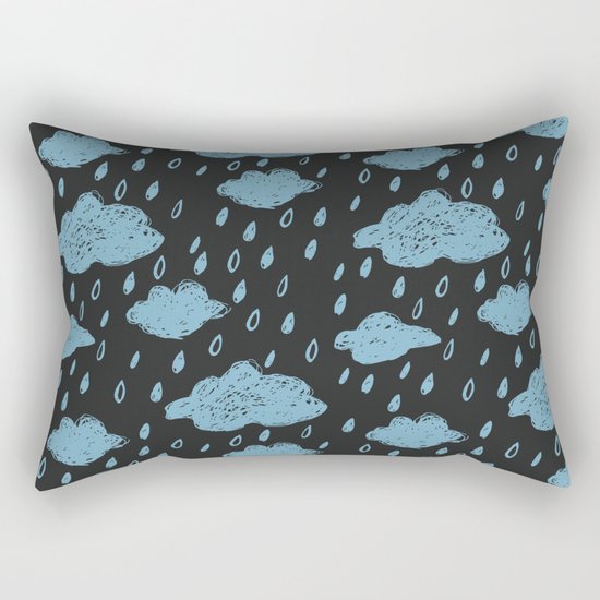 Rainy Day Rectangular Pillow