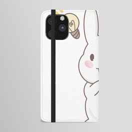 Snuffles the bunny - Lightbulb iPhone Wallet Case