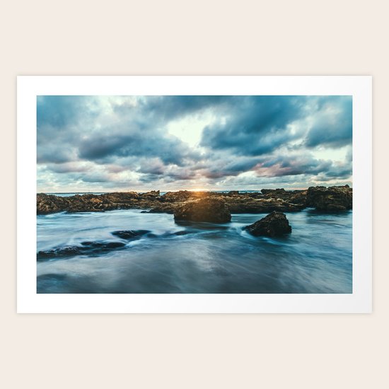 Ocean Rocks Art Print