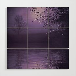 SONG OF THE NIGHTBIRD - LAVENDER Wood Wall Art