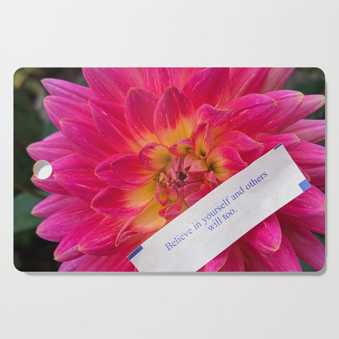 Flower Fortunes - Believe Cutting Board
