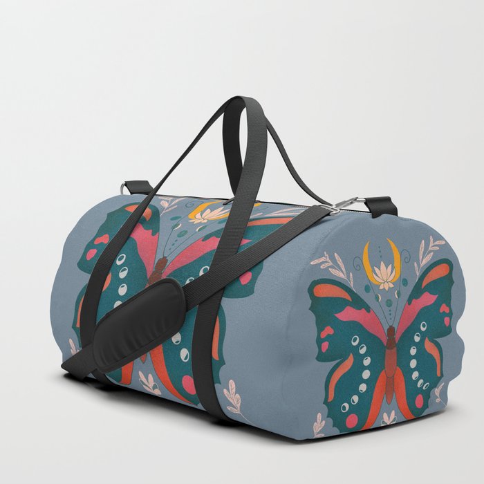 Boho Celestial Butterfly Illustration 1.0 Duffle Bag