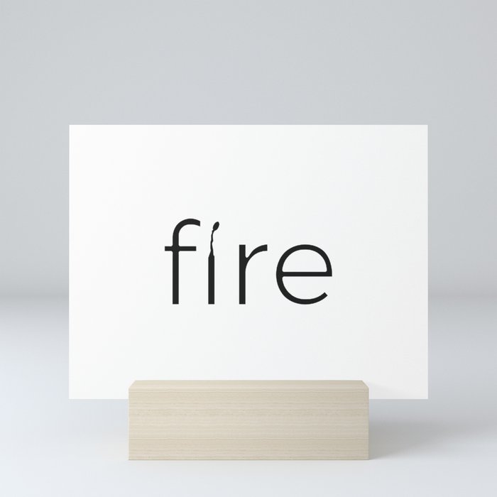 Fire Mini Art Print