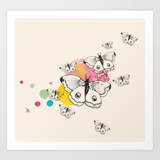 Flutter Art Print