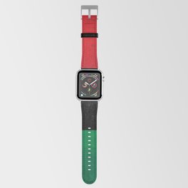Distressed Afro-American / Pan-African / UNIA flag Apple Watch Band
