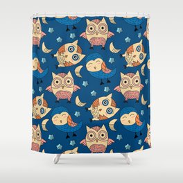 owl Shower Curtain