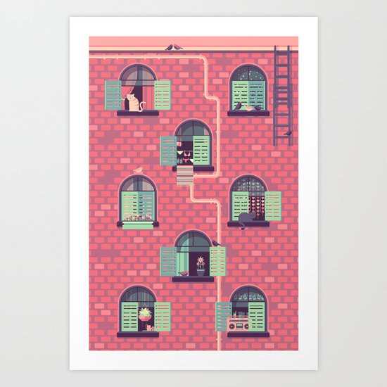 Neighborhood Art Print