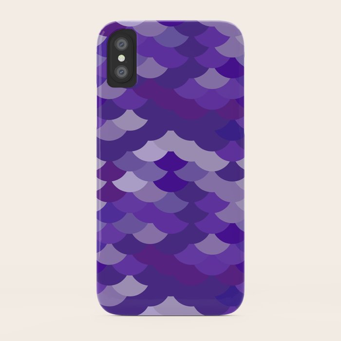 Ultra Violet Wave Abstract Simple Background With Japanese Seigaiha Circle Pattern Iphone Case By Ekaterinap