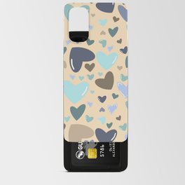 Ocean Hearts Pattern Android Card Case