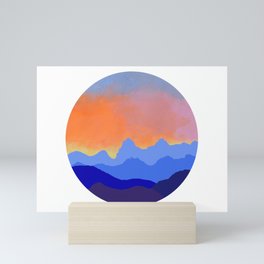 Mountain Sunset Mini Art Print