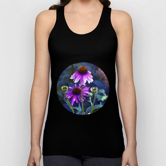 Purple Coneflowers Unisex Tank Top