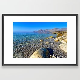 Sicilian Island Sound Framed Art Print