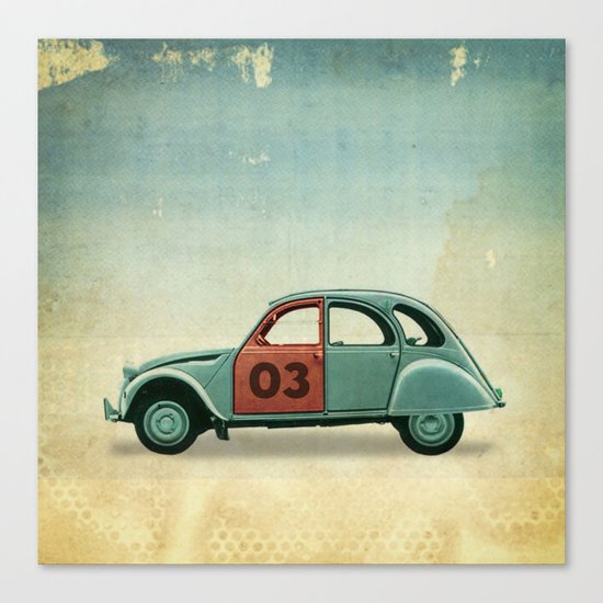 Number 03 _ Citron 2CV Canvas Print