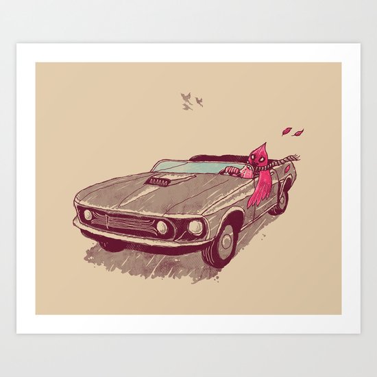 Fear of Flying Art Print