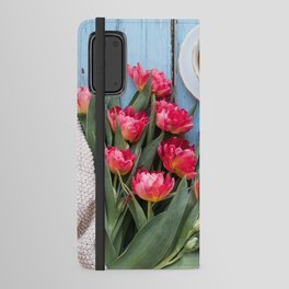 Springtime Teatime for Peace Android Wallet Case