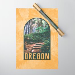 Coastal Forest Oregon Wrapping Paper