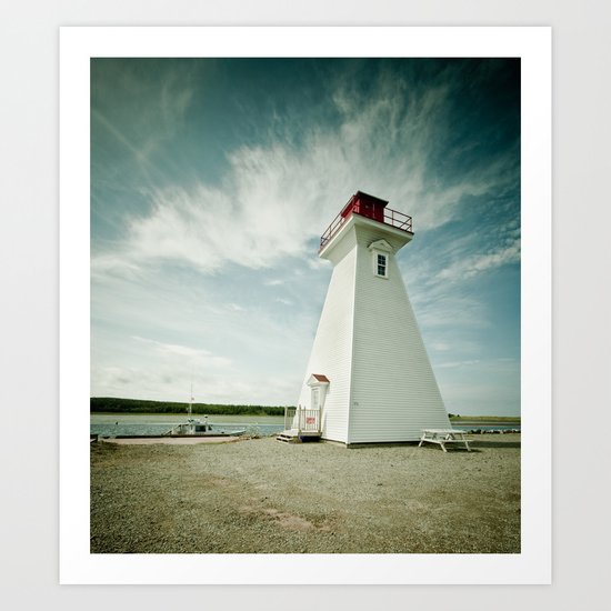 lighthouse. Art Print