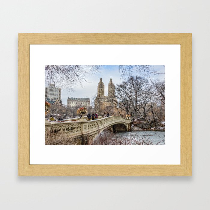 Bow Bridge, Central Park, NYC Framed Art Print