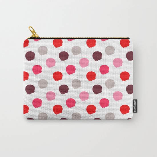 Fancy polka dot Carry-All Pouch