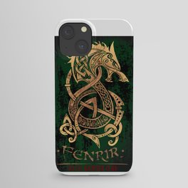 Fenrir: The Monster Wolf of Norse Mythology iPhone Case