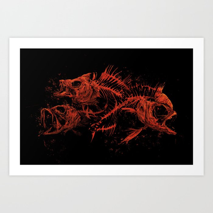 red fishes Art Print