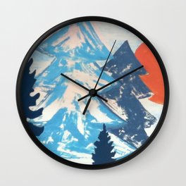 Pine & Sun Wall Clock
