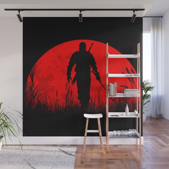 Geralt of Rivia - The Witcher Wall Mural by TxzDesign