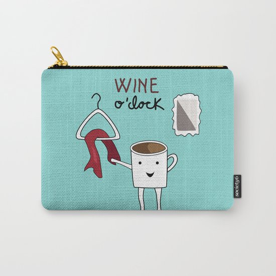 Wine O'clock Carry-All Pouch
