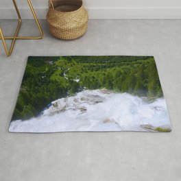 Over the Rushing Waters Rug