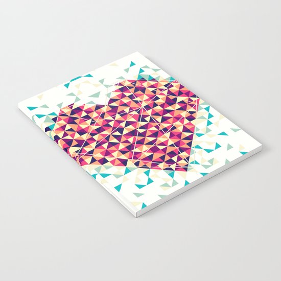 A heart is made of bits and pieces Notebook