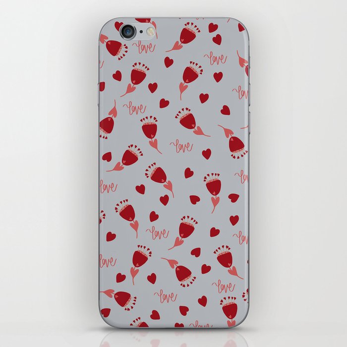 Valentine Flowers iPhone Skin