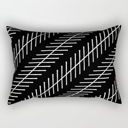 Lines Pattern Rectangular Pillow