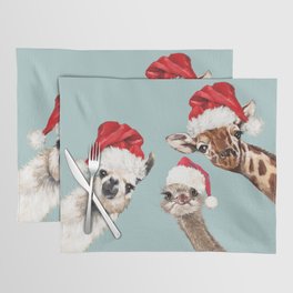 Christmas Animals Gang Placemat