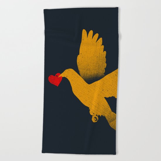 Love Valentine's Day Gift Beach Towel