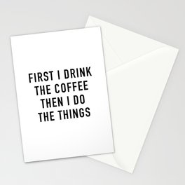 Coffee Stationery Card