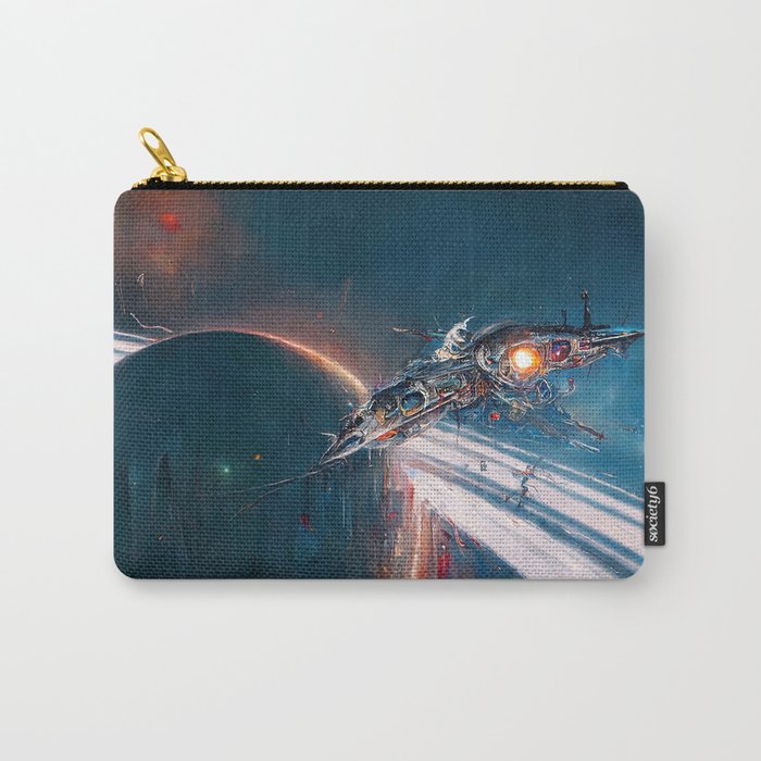 Traveling at the speed of light Carry-All Pouch