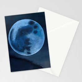 The moon Stationery Cards